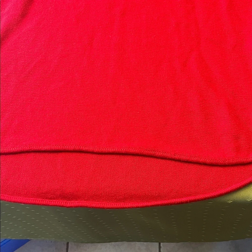 Michael Kors Vibrant Red Knit Sweater size XL